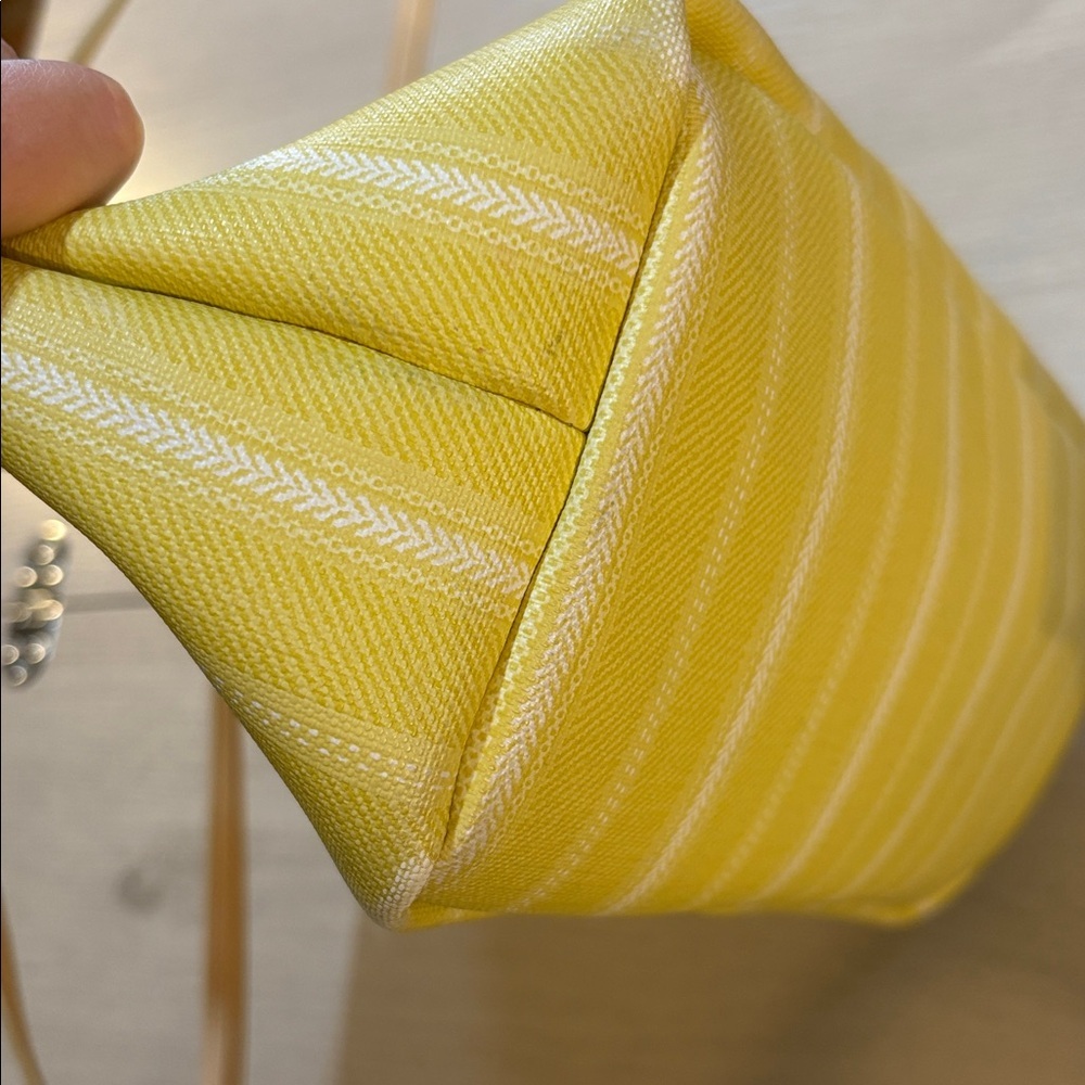Coach legacy Yellow and Cream Striped Tote - Picture 12 of 13